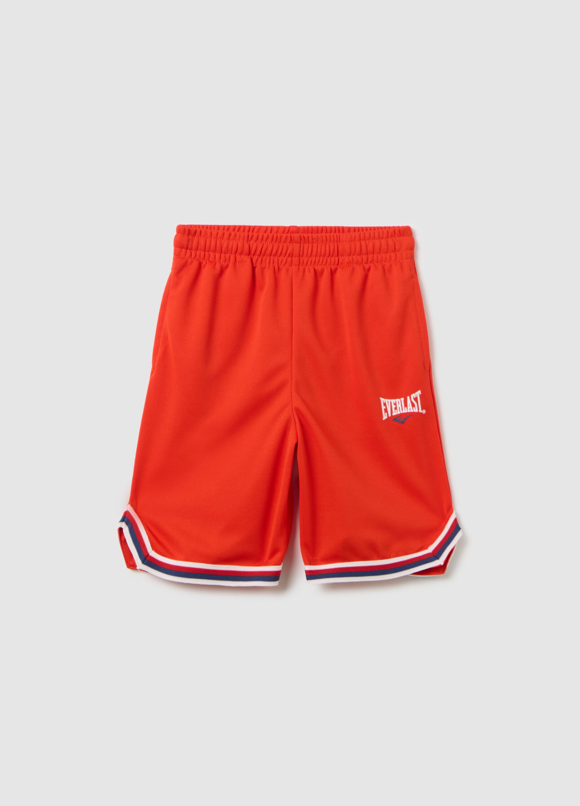 OVS Kids Red Mesh Shorts with Elastic Waist