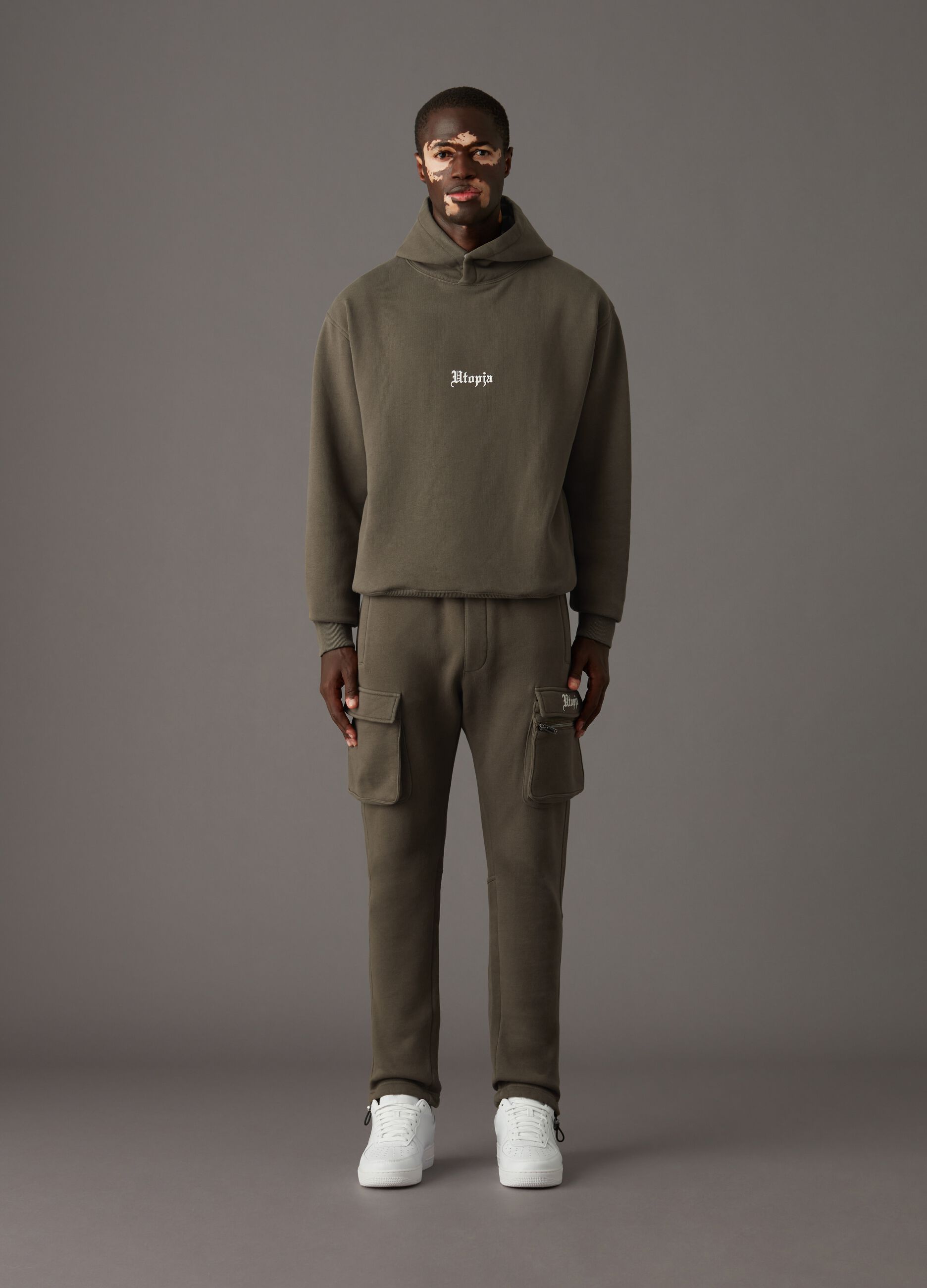 Cargo Sweatpants Military Green_3