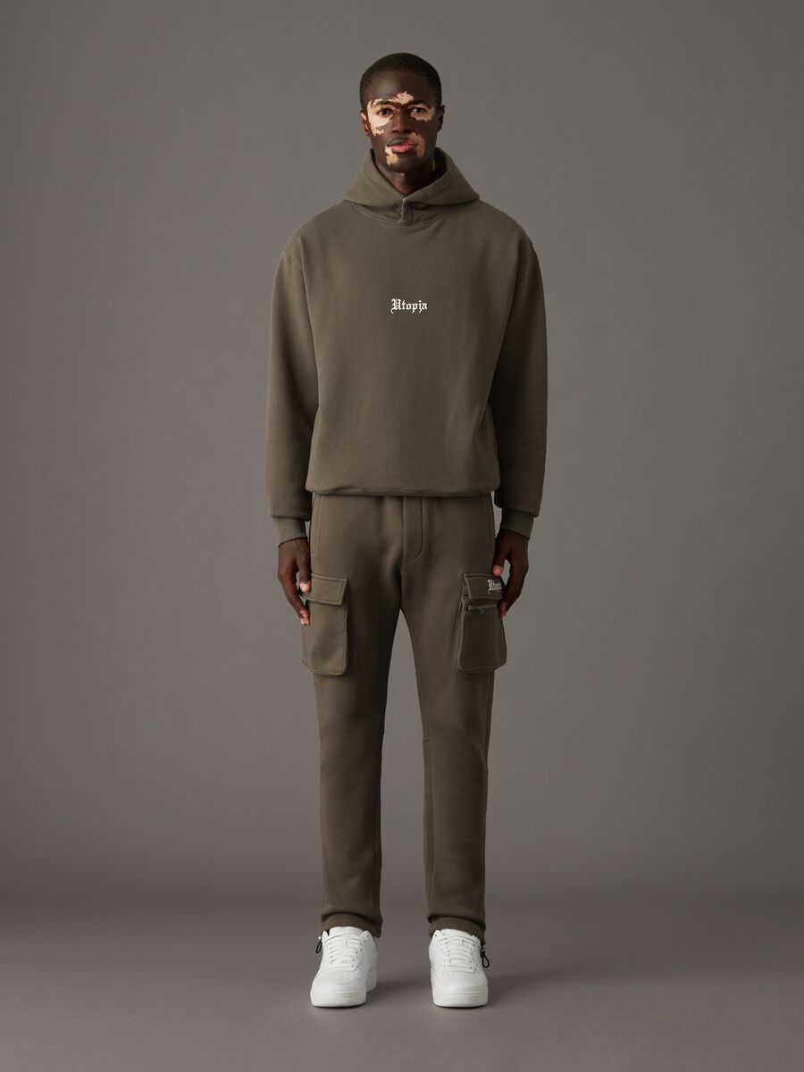 Cargo Sweatpants Military Green_3