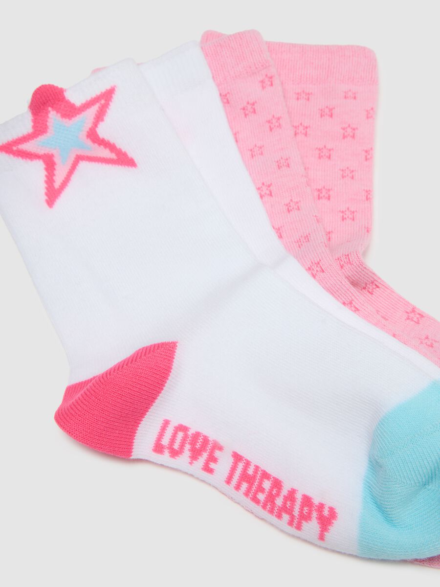 Tripack calzini in misto cotone multicolor da bambina regular fit_2