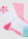 Girl's Regular Fit Multicolour Cotton Blend Socks Tripack_2