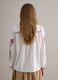 White pure cotton shirt with colourful embroidery_3