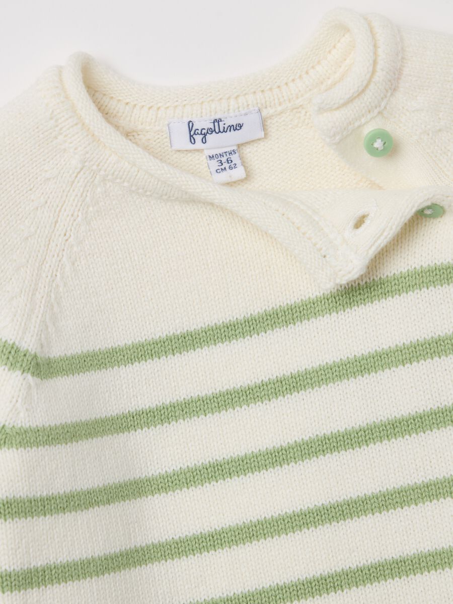 Knit set with striped pattern_2