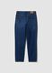 Regular tapered pure cotton denim jeans_1