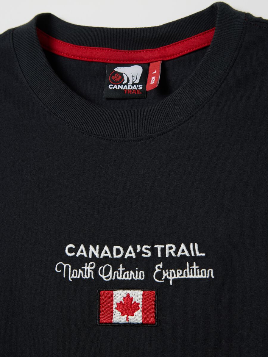 Canada's Trail black T-shirt with logo_5