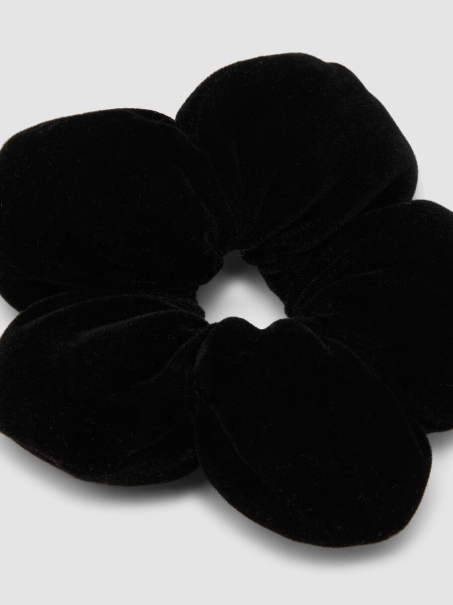 Scrunchie nero effetto_1