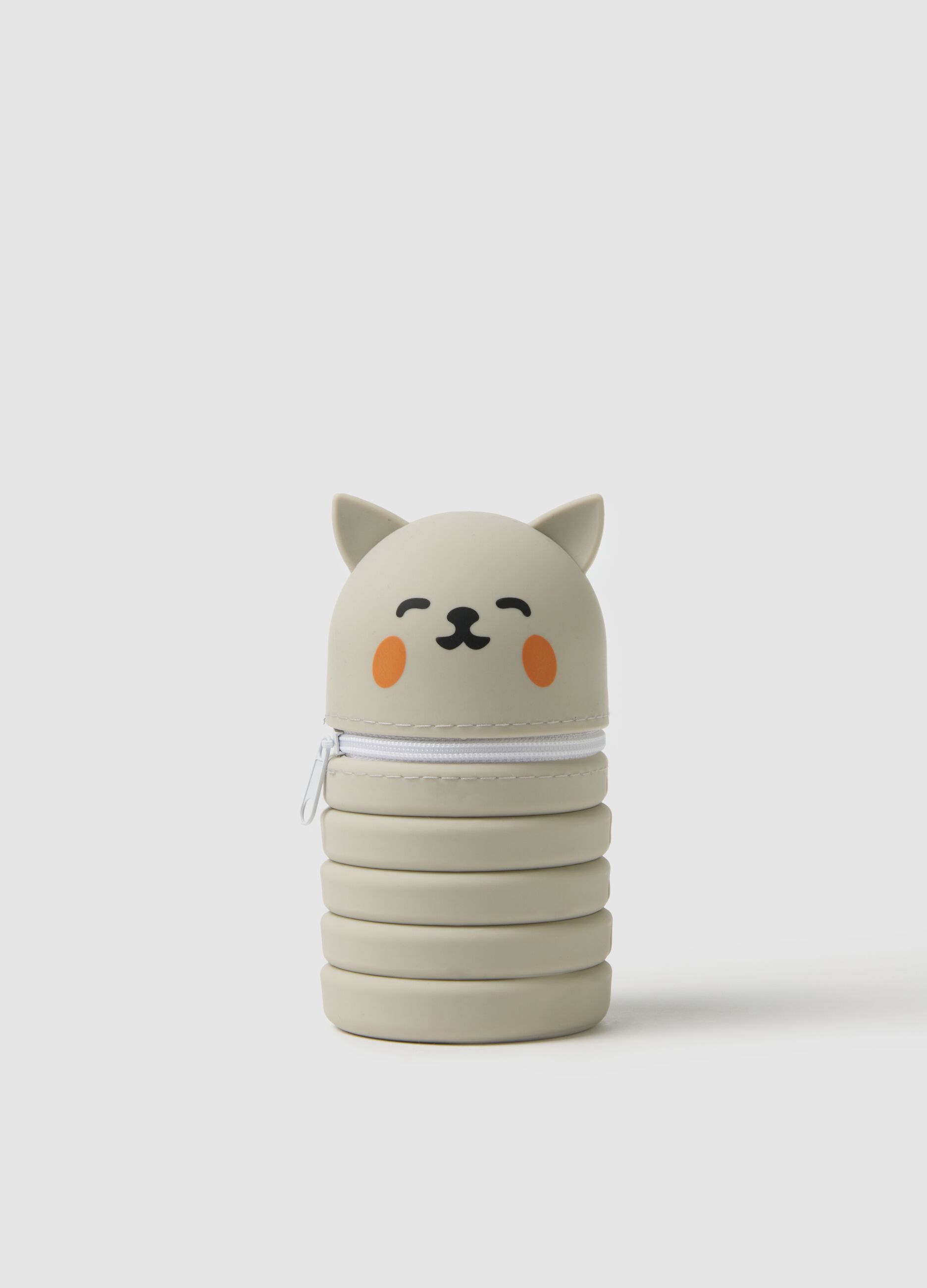 Grey silicone animal-shaped case for girls