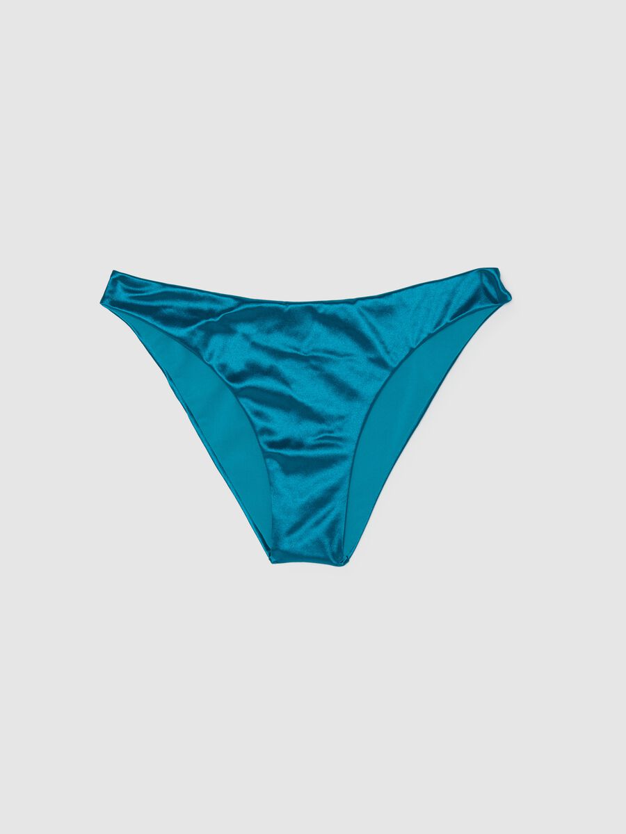 Women's blue elastane regular fit bikini_0
