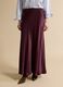Long red skirt in pure viscose_2