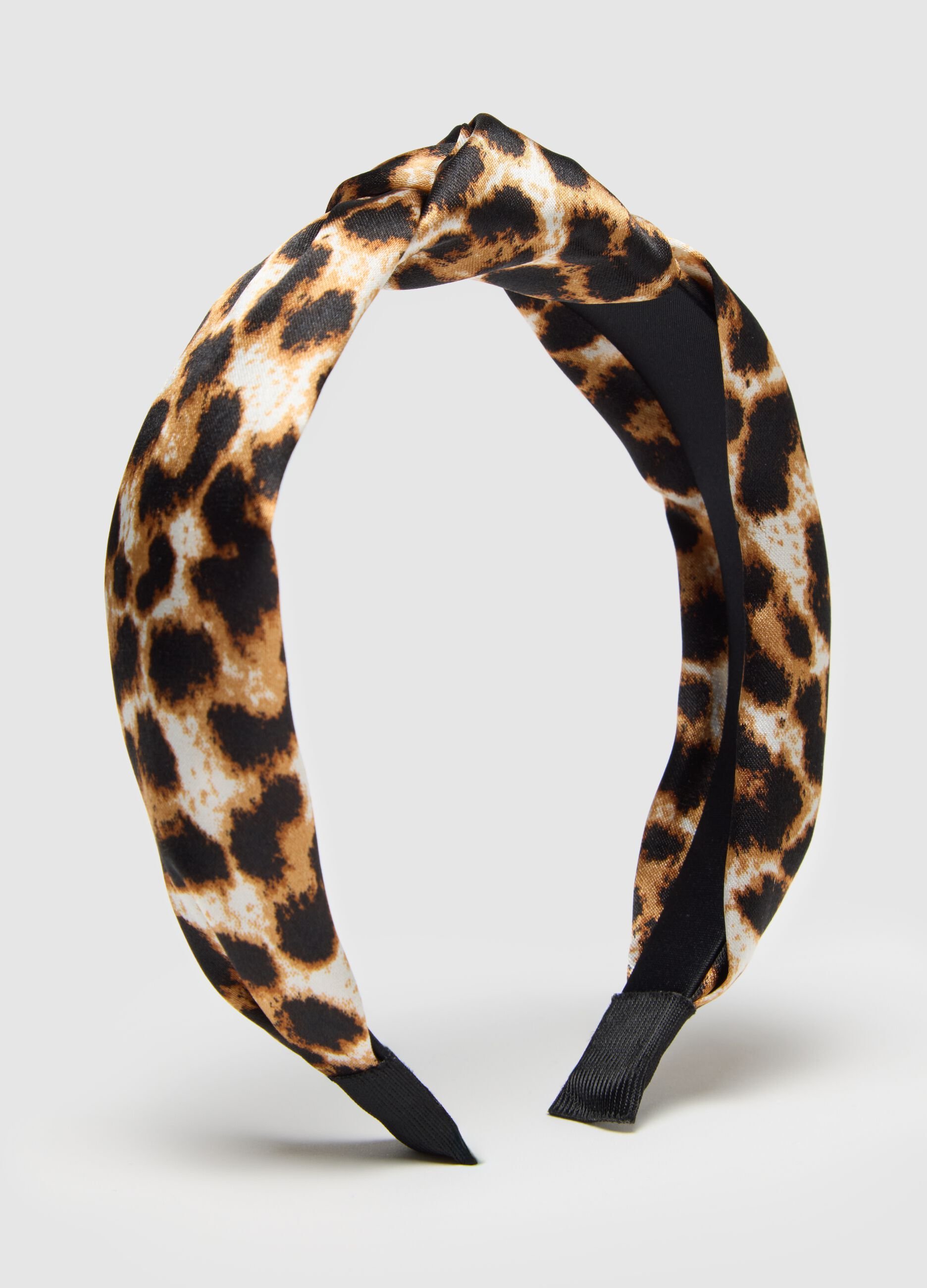 Set accessori per capelli da donna in misto con stampa