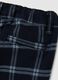 Multicolour children's trousers regular fit checkered_3