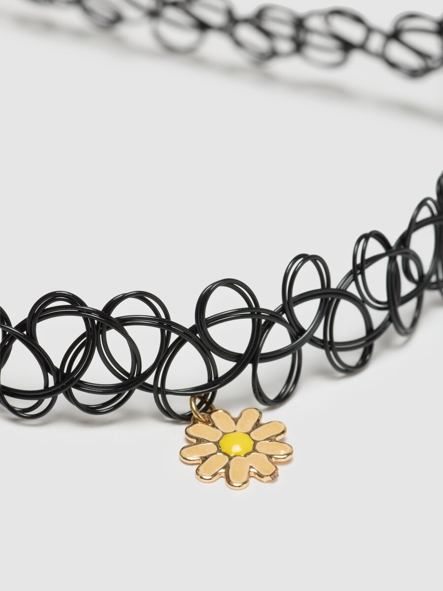 Multicolour PVC Choker Set for Girls_2