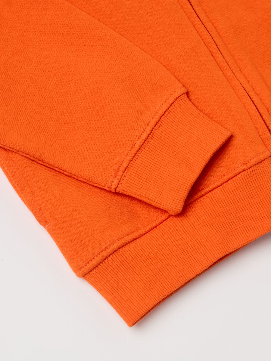 Full-zip sweatshirt in French terry with hood_3