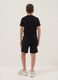 Boys&rsquo; black pure cotton shorts, relaxed fit_1