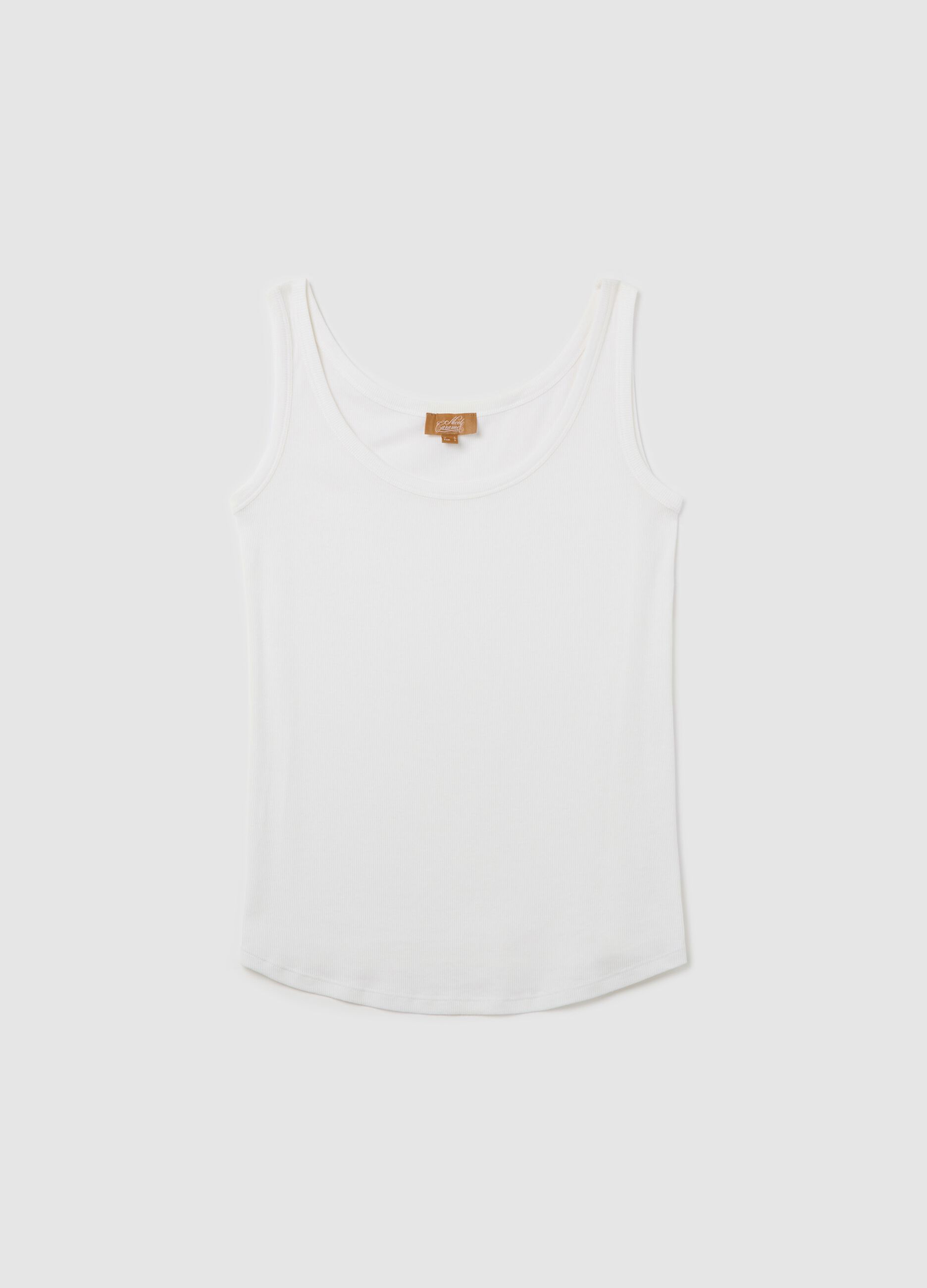 Ribbed maternity tank top