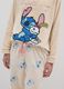 Beige coral fleece pyjamas regular fit with Disney decoration_3