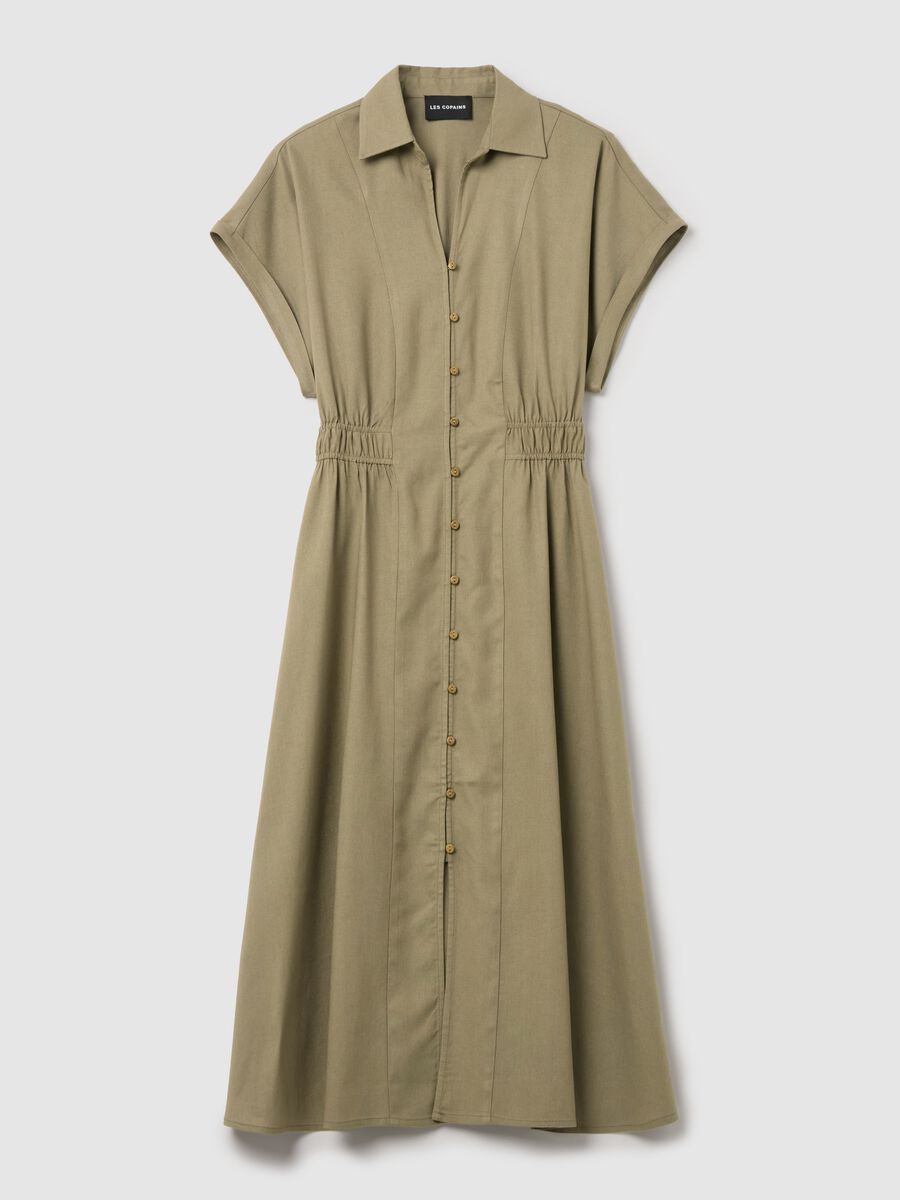 Short-sleeved shirt dress_4