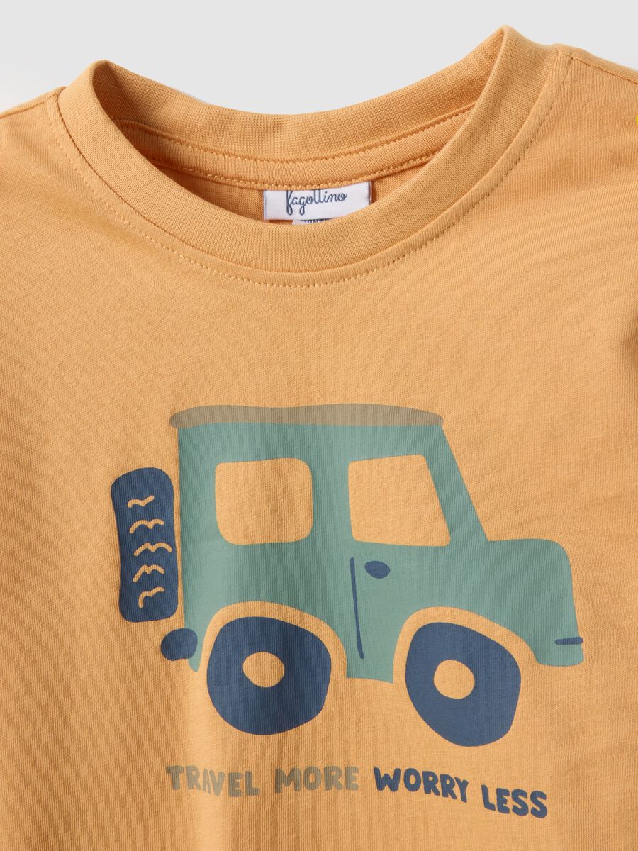 Multicolour Pure Cotton Kid's T-shirt Bipack - Regular Fit_3