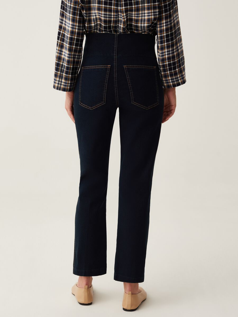 Pantalone premaman skinny fit in denim_2