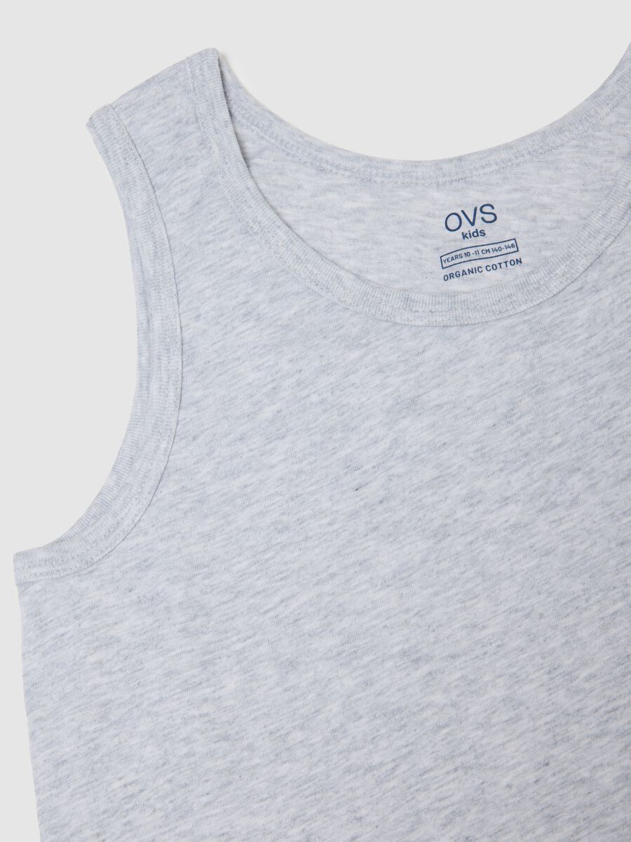 Bipack canottiere in puro cotone multicolor da ragazzo regular fit_2