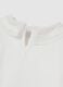 Girls' white cotton stretch regular fit t-shirt_3