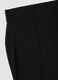 Black flare trousers in stretch viscose_5