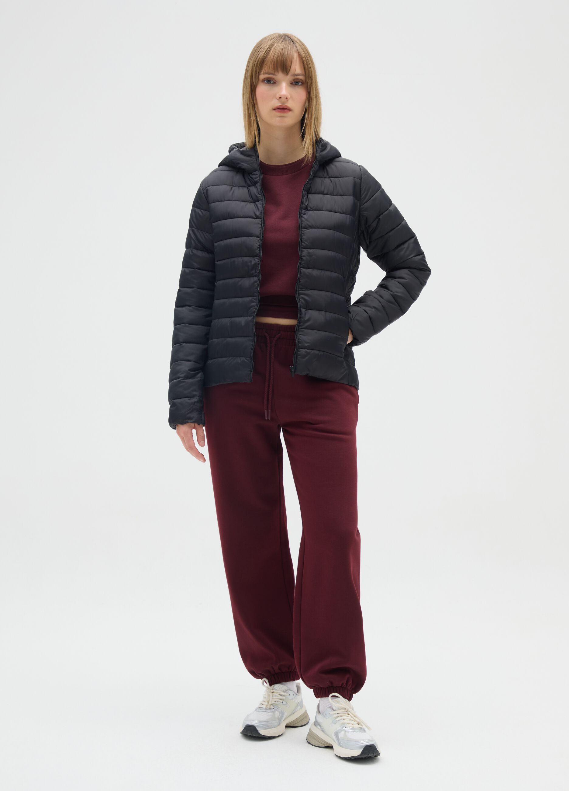 Black regular fit jacket