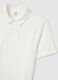 Men&rsquo;s white polo shirt in 100% cotton with regular fit_5