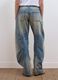 Light blue pure cotton loose-fit jeans_2