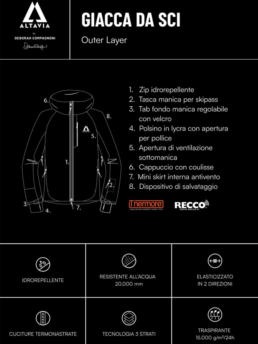 ALTAVIA Ski Jacket with DEBORAH COMPAGNONI_2
