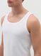 Two-pack racerback vests in solid colour organic cotton_1