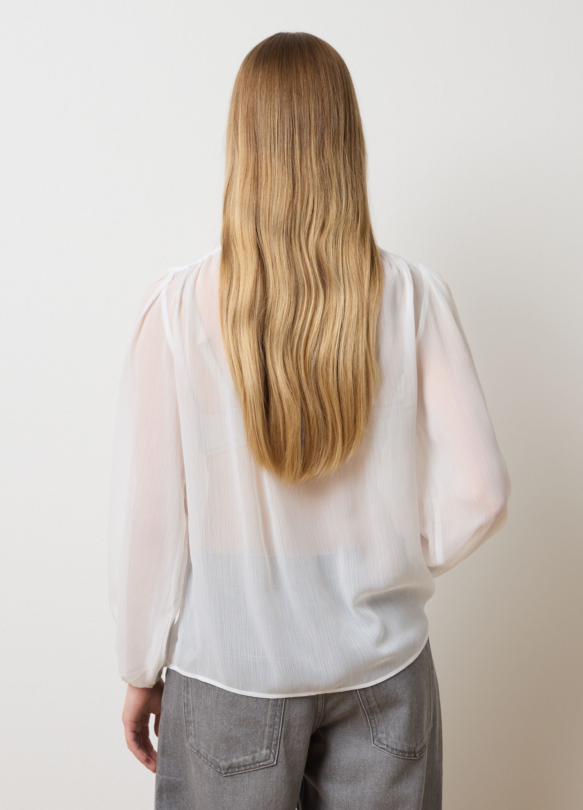 White over fit shirt