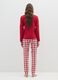 Multicoloured check Christmas pyjamas in pure cotton regular fit_2