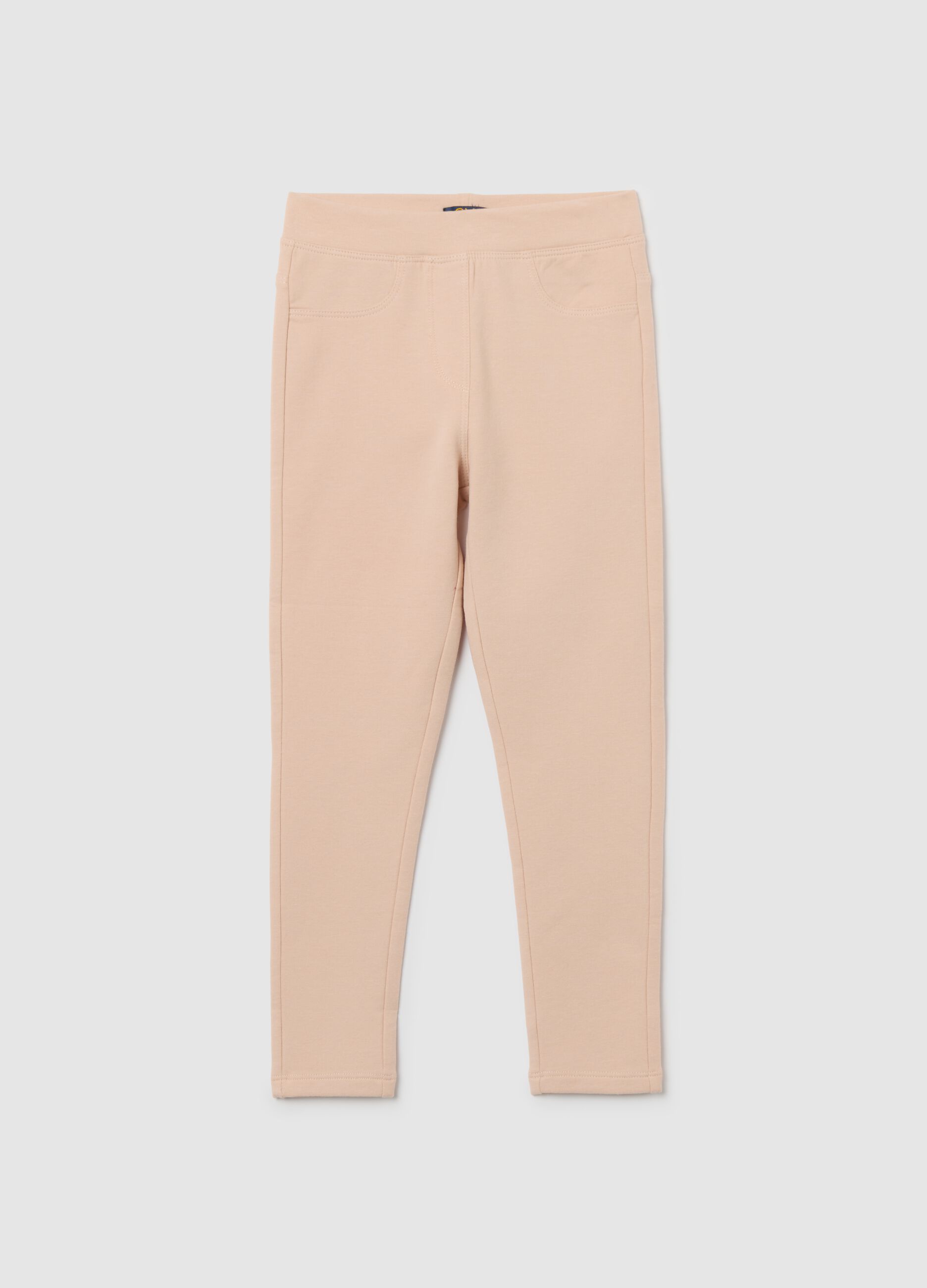 Stretchy pink leggings