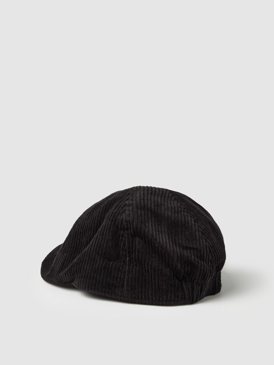 Corduroy flat cap_1