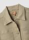 Beige Oversized Fit Stretch Cotton Maternity Shirt_5