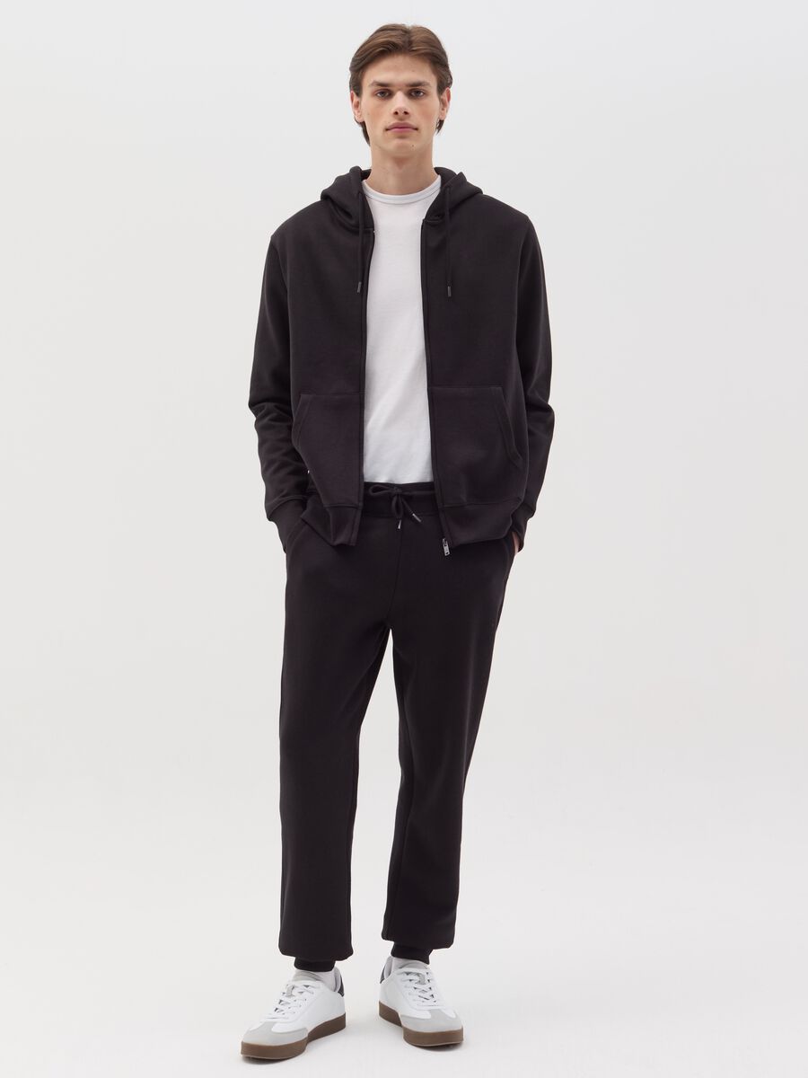 Full-zip plush hoodie_1