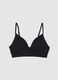 Stretch black microfibre bralette_4