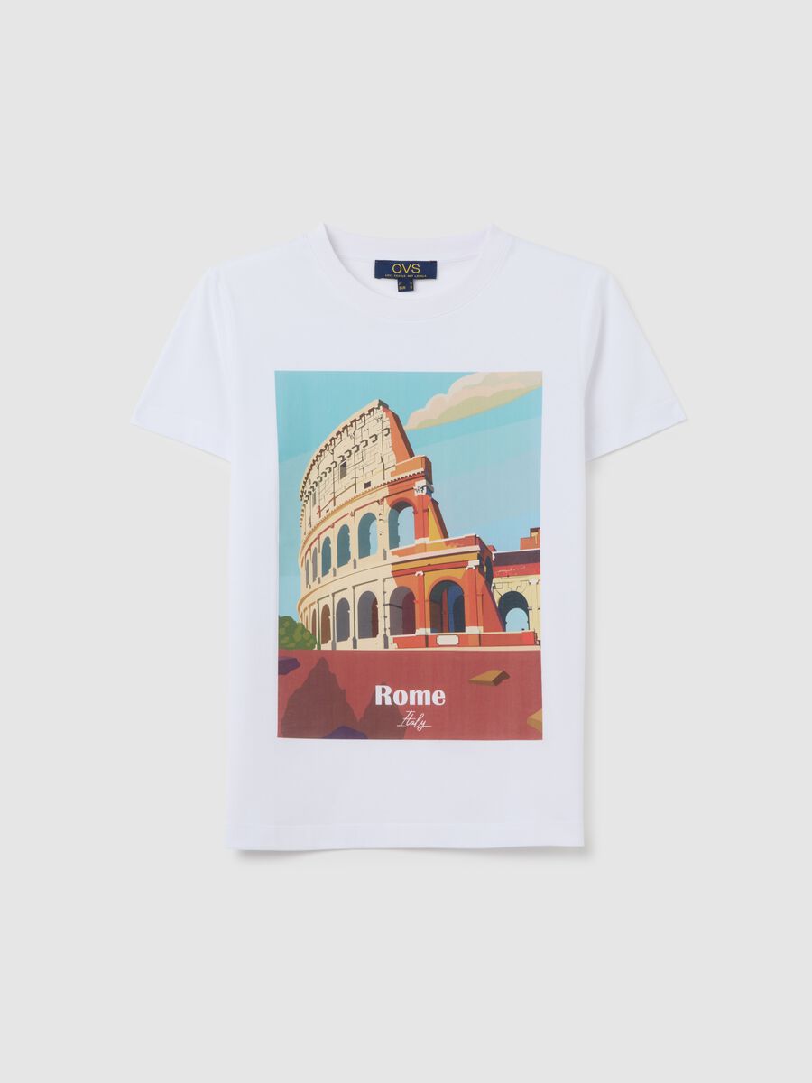 Women's pure cotton white t-shirt regular fit_0