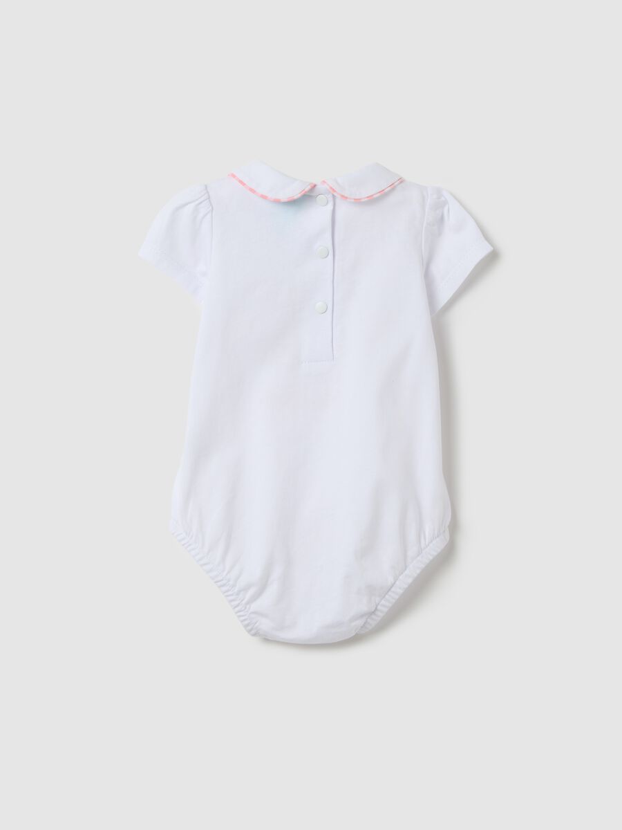 OVS Kids cotton bodysuit with classic collar_1
