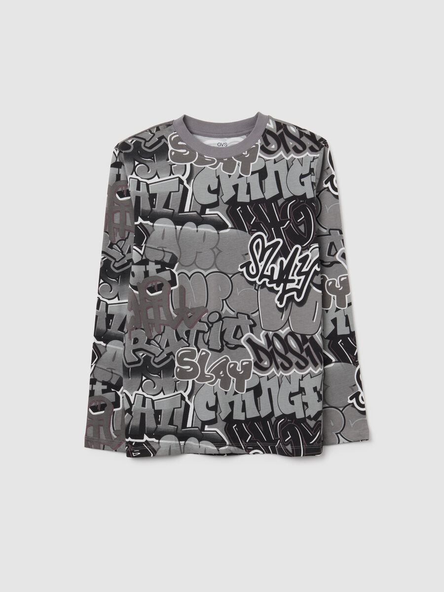 T-shirt da ragazzo in puro cotone multicolor regular fit_3