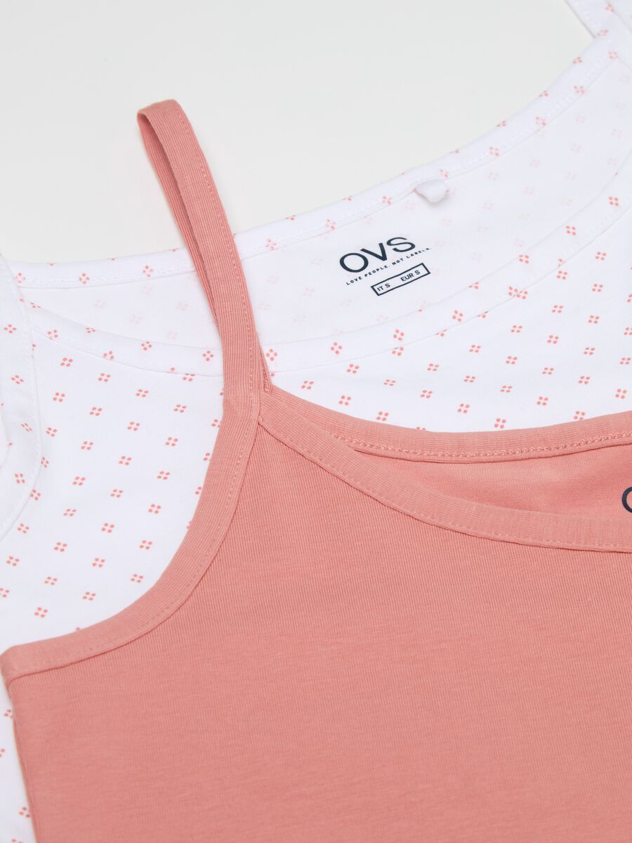 Two-pack vests in stretch cotton_5