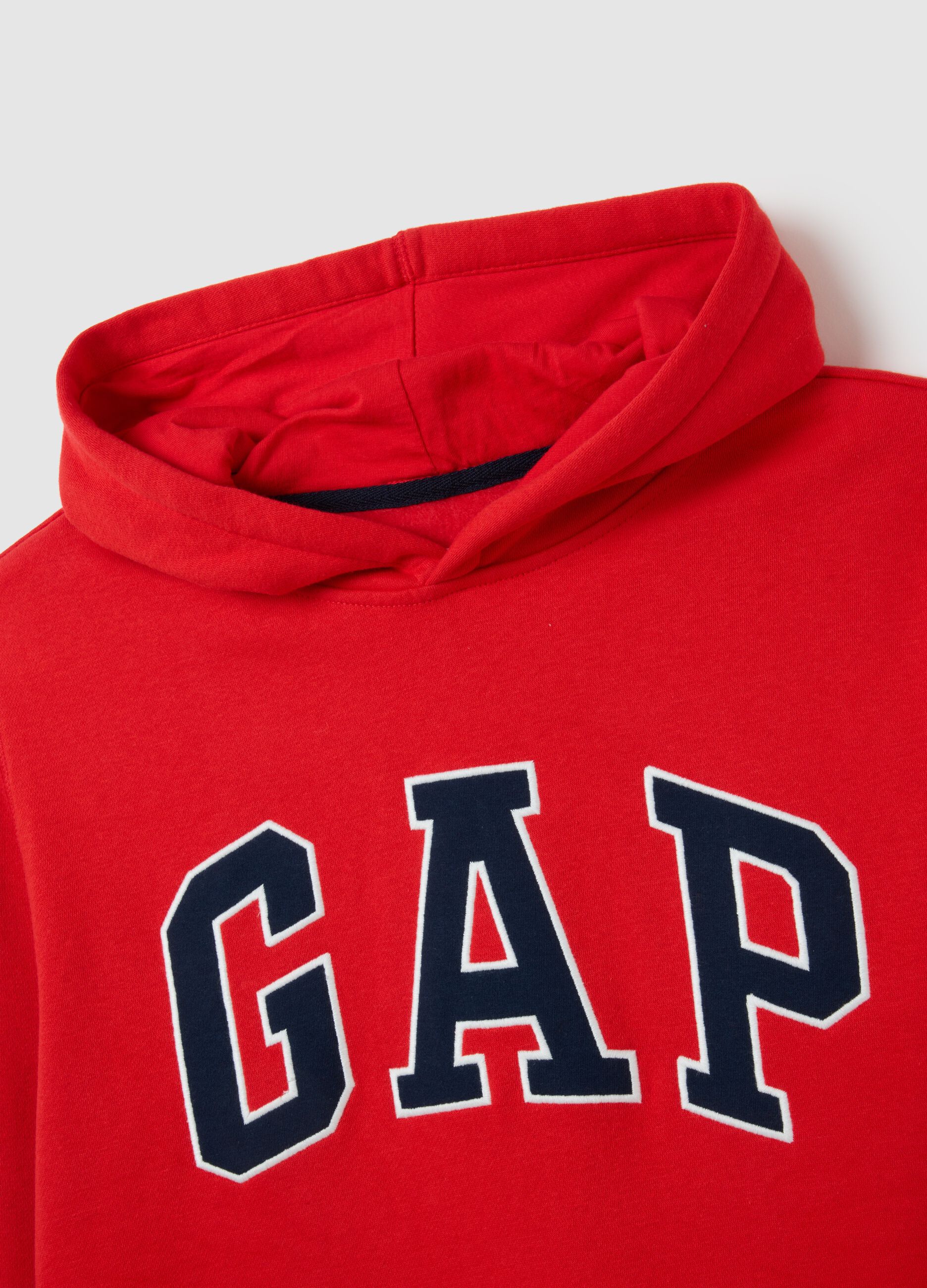 Hoodie with embroidered logo