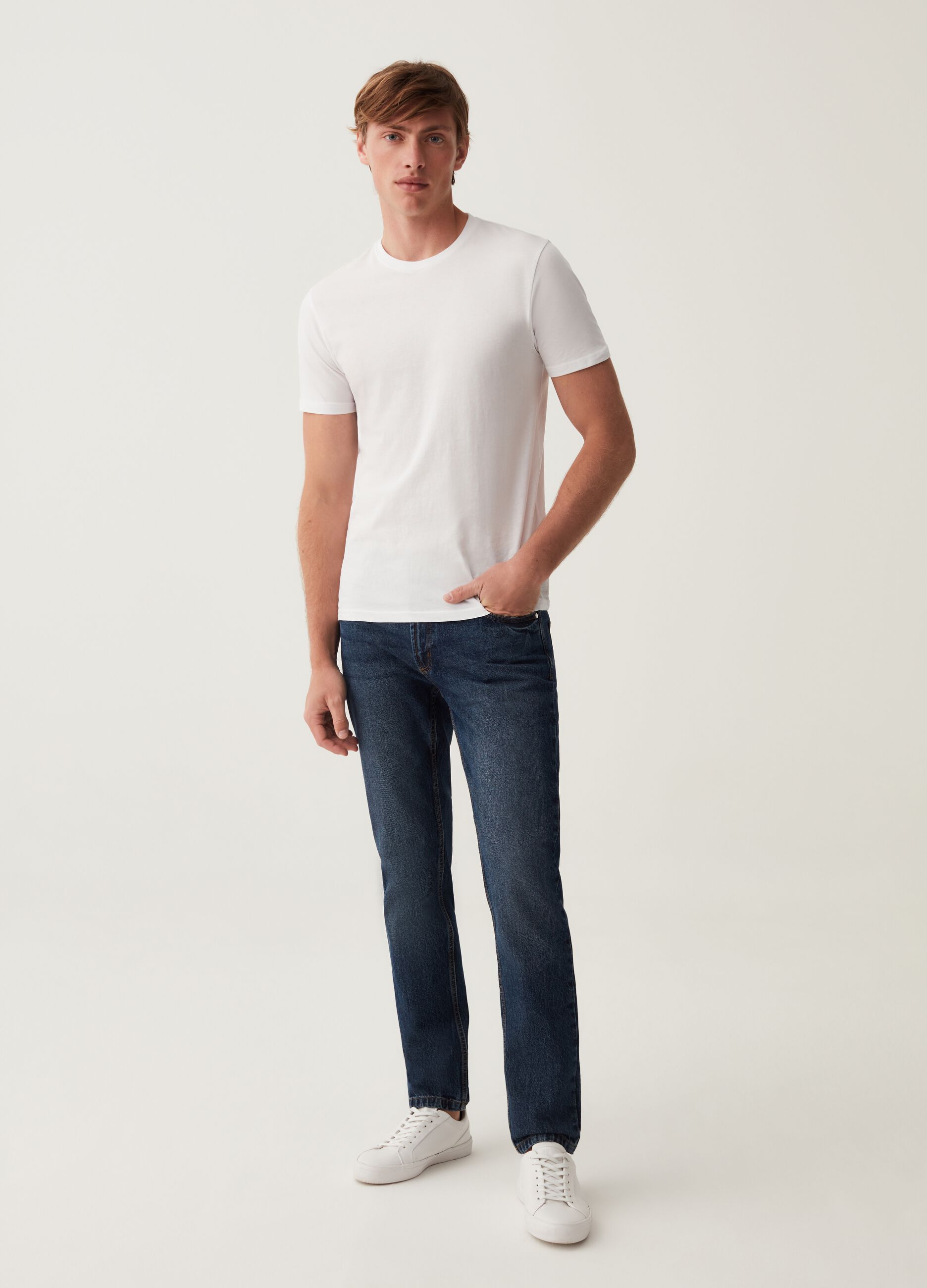 Jeans slim fit acid wash_0