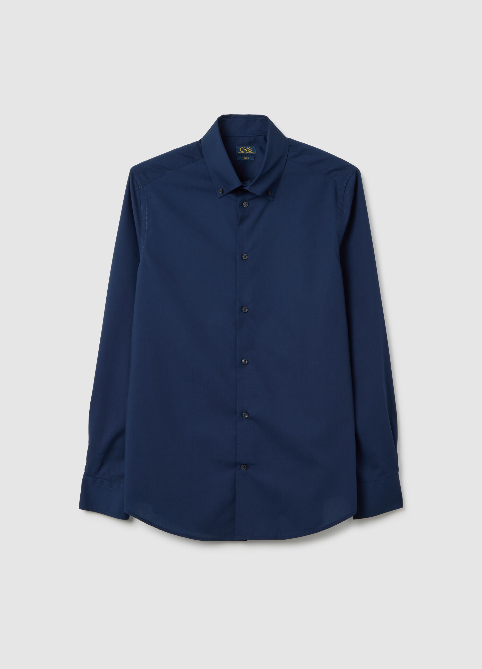 Slim fit blue shirt