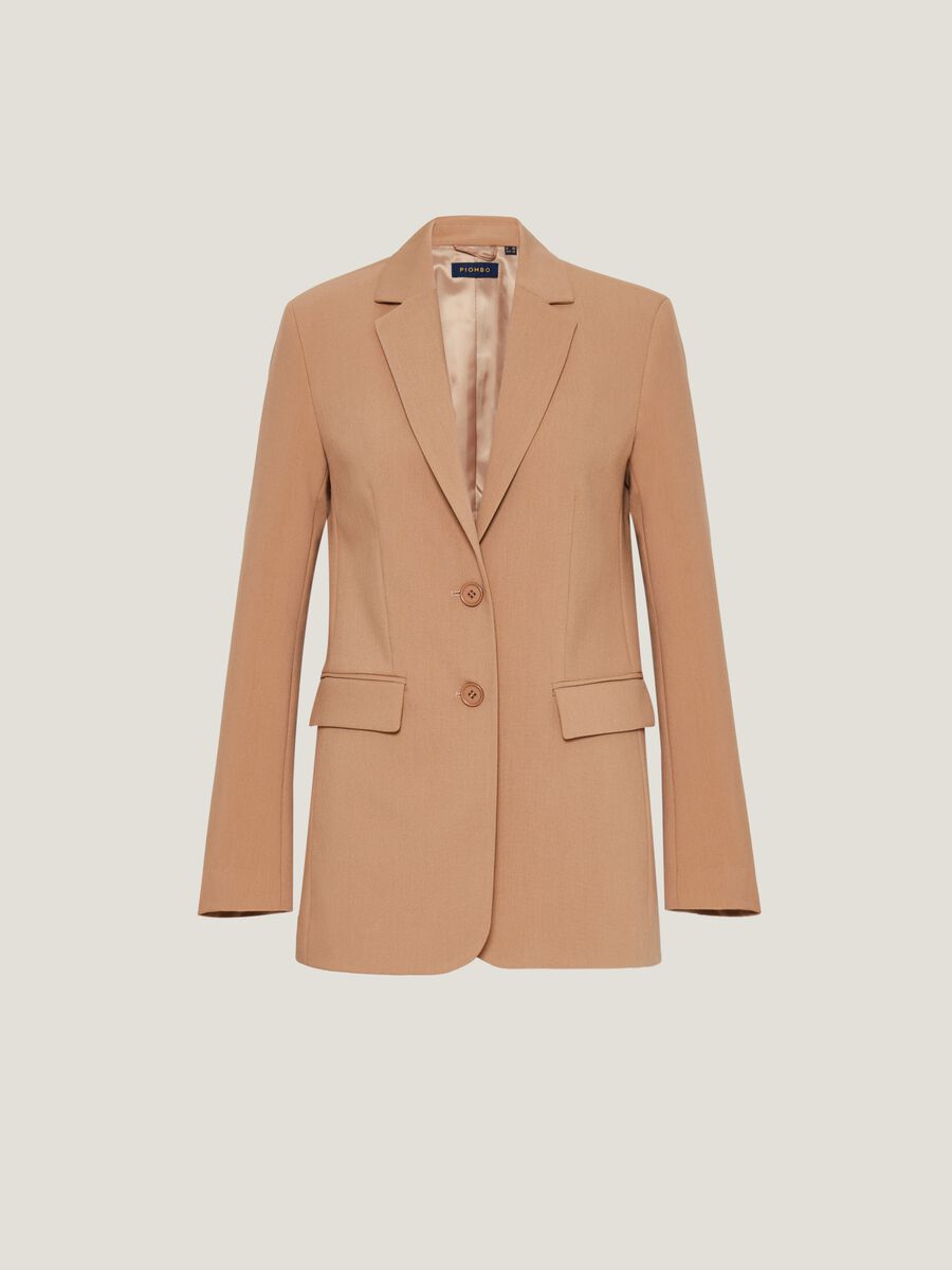 Blazer monopetto tinta unita_3