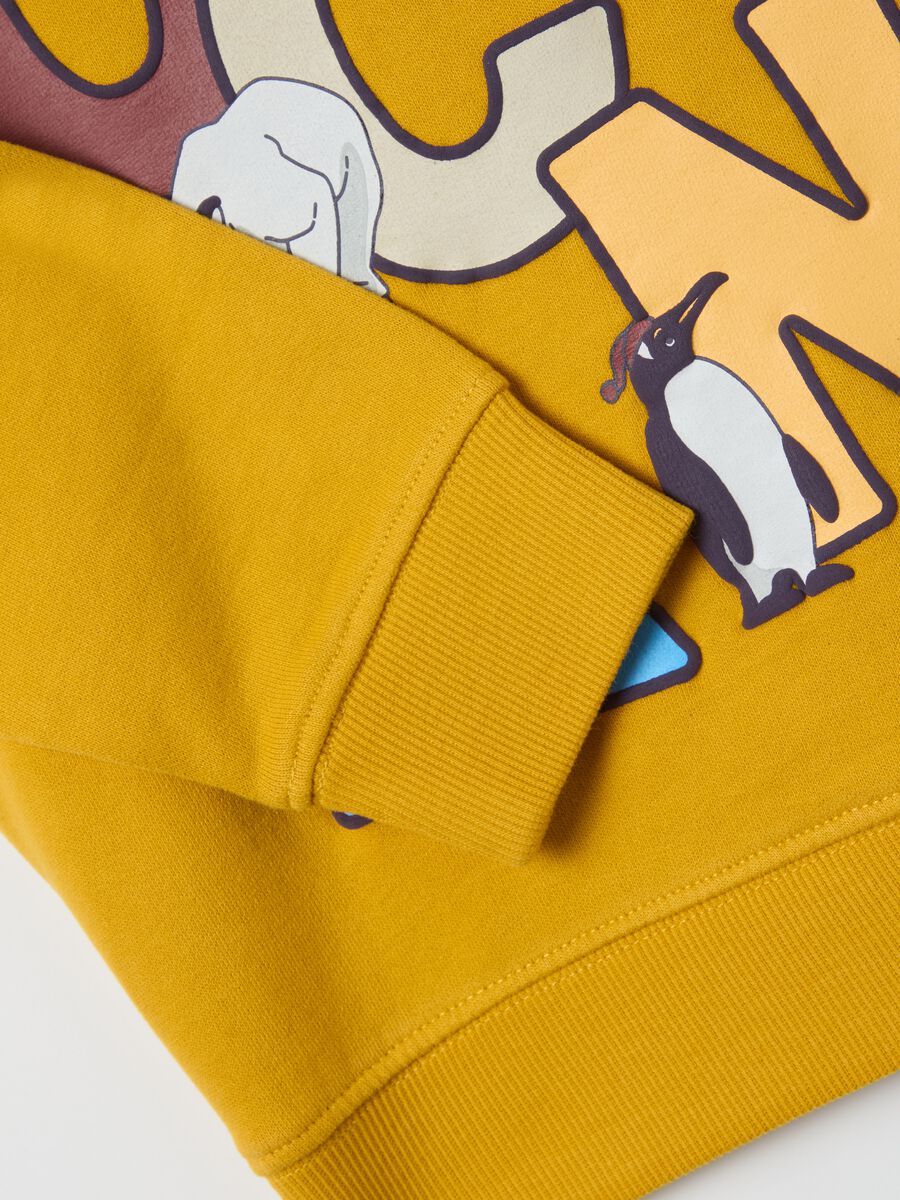 French terry sweatshirt with print_3