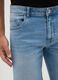Men&rsquo;s slim-fit light blue denim Bermuda shorts_2