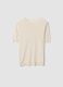 Beige Viscose Blend Regular Fit T-shirt_4