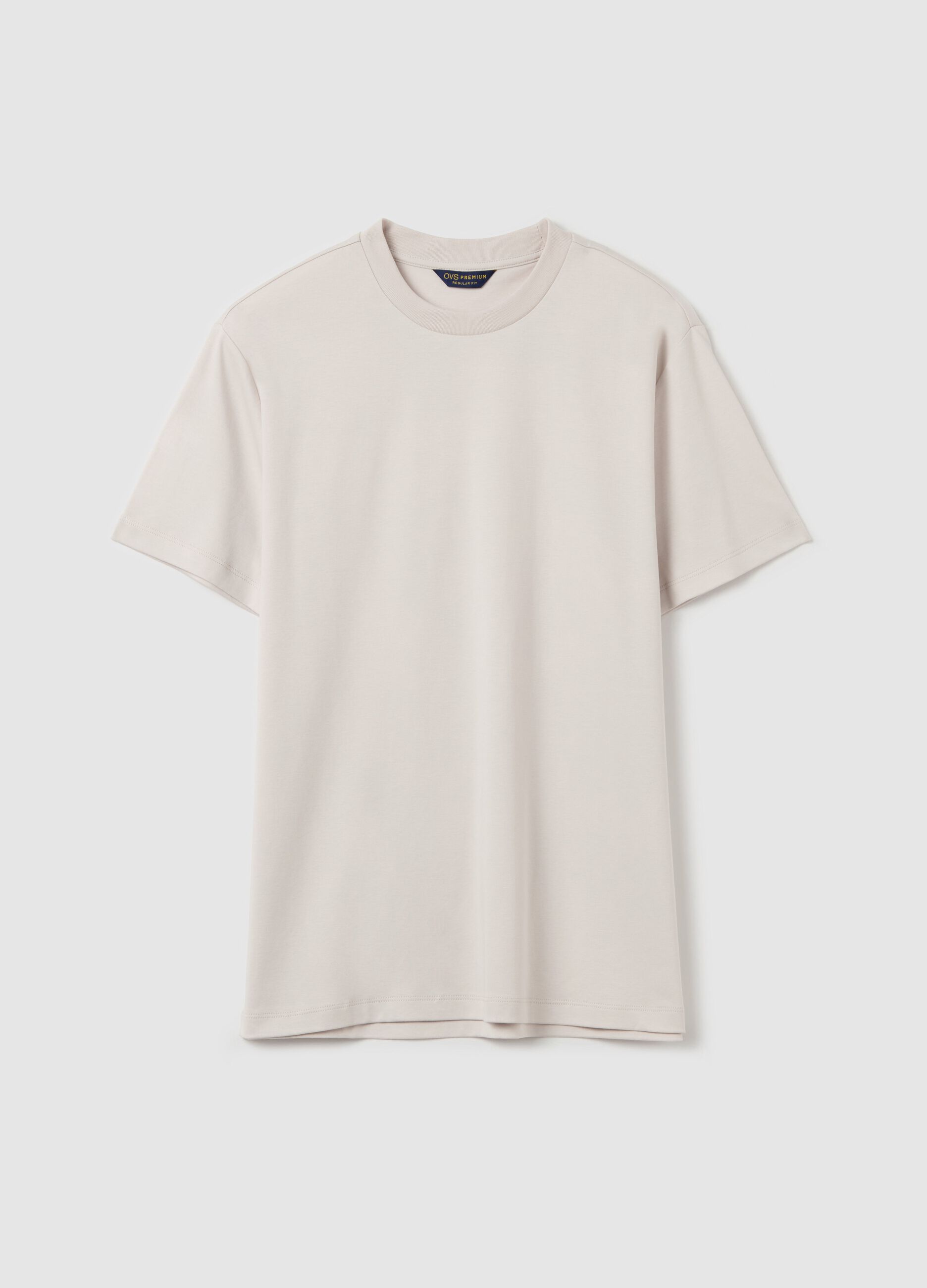 Regular-fit T-shirt with round neck